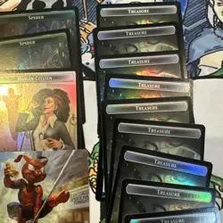 Mtg Spider Man Token Card Lot - Image 3