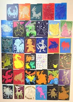 Pokemon Card ETB Elite Trainer Box DIVIDER LOT - 35 DIFFERENT Sun&Moon, 151, S&S - Image 1