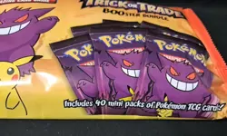 Nintendo Pokemon TCG BOOSTER Trick Or Trade Bundle 120 Cards 40 Pks Of 3 SEALED 820650850783 - Image 2