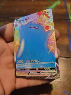 Pokemon TCG Ditto VMAX Holo Shiny Ultra Rare Card SV119/SV122 Shining Fates - Image 2