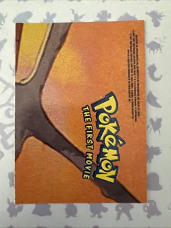 Pokemon Topps - Pikachu Raichu - The First Movie 1999 Sticker Card - MP - Image 2