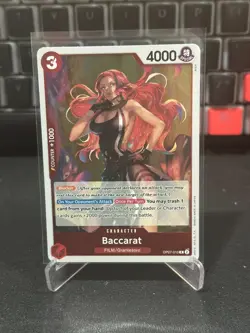 BACCARAT OP07-010 R 500 YEARS IN THE FUTURE ONE PIECE CARD GAME - Image 1
