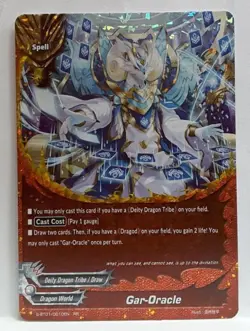 Bushiroad Future Card Buddyfight Gar-Oracle S-BT01/0010EN RR - Image 1