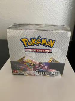 Pokemon Rebel Clash Booster Box Sword and Shield Trading Card Game 820650816819 - Image 1