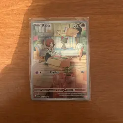 Pokemon TCG Ralts Scarlet & Violet Base Set Holo Illustration Card 211/198 - Image 1