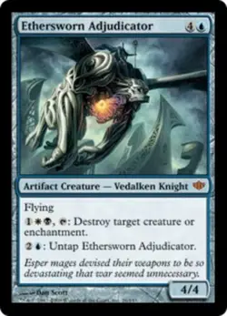 1x Ethersworn Adjudicator - Foil Light Play MTG Magic - Kid Icarus - - Image 1