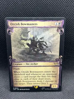 MTG Orcish Bowmasters (Showcase Scrolls) the Lord of the Rings Regular - Image 2