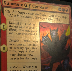 Summon: G.F. Cerberus - Pre-release Foil Stamped Promo - Final Fantasy MTG - Image 2