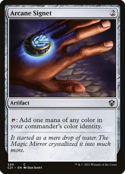1x Arcane Signet NM Eng MTG - Commander 2021 - Image 1