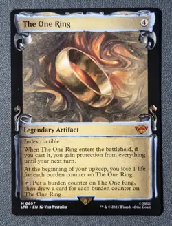 The One Ring Showcase Scrolls MTG Freshly Opened Non Foil - Image 1