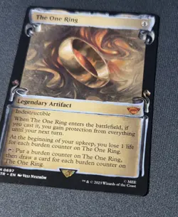 The One Ring Showcase Scrolls MTG Freshly Opened Non Foil - Image 3