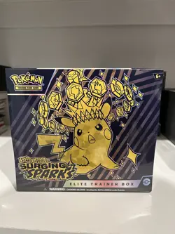 Surging Sparks Elite Trainer Box ETB - Factory Sealed - Pokemon Scarlet & Violet - Image 1