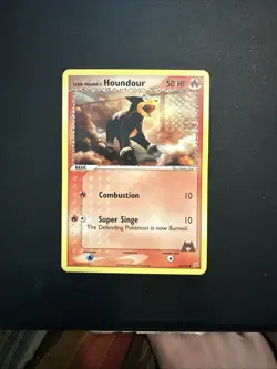 Pokemon TCG Team Magma's Houndour Ex Team Magma vs Team Aqua 63/95 Regular LP - Image 1