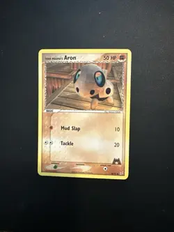 Team Magma's Aron EX Team Magma vs Team Aqua 58/95 Pokemon TCG LP - Image 1