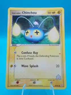 Team Aqua's Chinchou 49/95 Team Magma vs Team Aqua Pokemon TCG Regular NM/M - Image 1