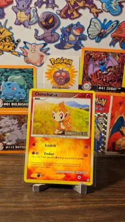Pokemon TCG Chimchar Diamond & Pearl Stamped 76/130 Promo Reverse Holo - HP - Image 1