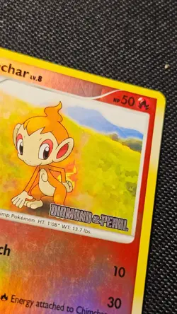 Pokemon TCG Chimchar Diamond & Pearl Stamped 76/130 Promo Reverse Holo - HP - Image 3