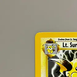 Lt. Surge’s Raichu 11/132 1st Edition Gym Challenge Holo Rare Pokemon TCG NM - Image 3