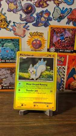 Pachirisu HP Diamond & Pearl STAMPED 35/130 Burger King Pokemon TCG Reverse Holo - Image 1