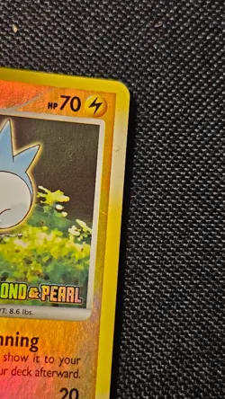 Pachirisu HP Diamond & Pearl STAMPED 35/130 Burger King Pokemon TCG Reverse Holo - Image 3