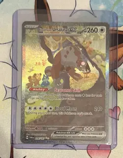 Bloodmoon Ursaluna ex NM SIR 216/167 Sv06: Twilight Masquerade Pokemon TCG Holo - Image 1