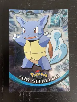 1999 Topps Chrome T.V. Schillok Foil deutsch #08 Pokemon - Image 1