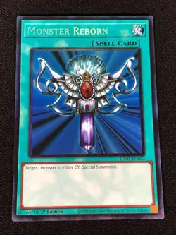 Yugioh Monster Reborn RA03-EN052 1st Collectors (NM) - Image 1