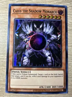 Yu-Gi-Oh Caius the Shadow Monarch OP19-EN004 LP - Image 1
