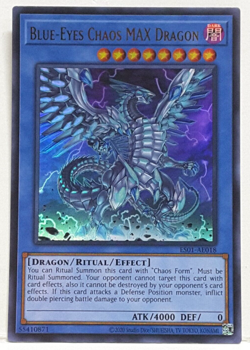 Konami Yugioh Asian-English Blue-Eyes Chaos MAX Dragon ES01-AE018 Ultra Rare - Image 1