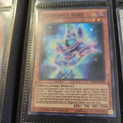 Yugioh Magician’s Robe SHVI-ENSE3 Super Rare Limited Edition NM - Image 1