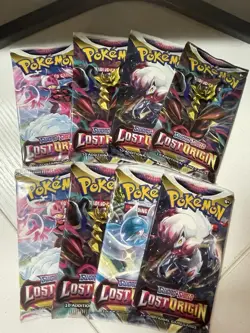 Lost Origin Booster Pack Lot x8 - SEALED - Pokemon Card TCG - Image 1