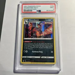 Houndoom HOLO RARE card 96/163 Sword & Shield Battle Styles 2021 Pokemon TCG - Image 1