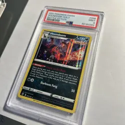 Houndoom HOLO RARE card 96/163 Sword & Shield Battle Styles 2021 Pokemon TCG - Image 2