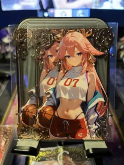 Goddess Story Metal Card Serialized Anime Waifu Yae Miku - Image 1