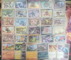 2023 Pokemon Scarlet and Violet Cosmos Holo Lot of 31 Pokemon Cards - Image 1
