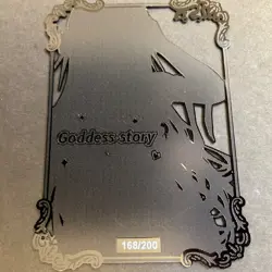 Goddess Story Gold METAL Card - Serial Number #/100! Anime Girl Bikini Yor Spy - Image 5