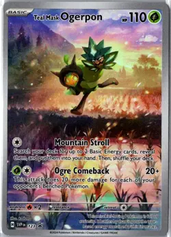 Teal Mask Ogerpon 123 Promo SV: Scarlet & Violet Promo Cards NM - Image 1