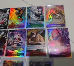 Huge One Piece Trading Card Lot Vinsmoke Judge Sabo Shirahoshi See Photos - Image 3