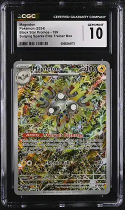 CGC 10 Magneton Black Star Promos 159 Pokemon Card - Image 1
