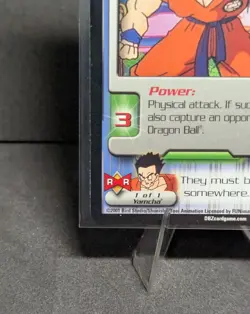 DBZ Dragon Ball Z Yamcha 123 RARE Unlimited Android Saga CCG Score 2001 Card LP - Image 3