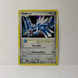 Holo Dialga 4/100 Majestic Dawn Holo SWIRL 2008 Pokemon Card LP++++ - Image 2