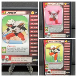 DBZ Dragon Ball Z Jeice Personality Set Lv1-3 Unlimited Cards 37, 104,105 ALL MP - Image 1