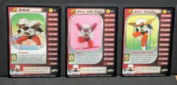 DBZ Dragon Ball Z Jeice Personality Set Lv1-3 Unlimited Cards 37, 104,105 ALL MP - Image 2