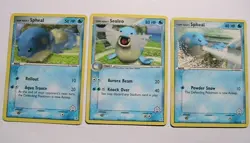 Spheal 56/95 57/95 & Sealeo 31/95 EX Team Magma Vs Aqua 3 Pokemon Card - Image 1