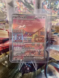 Mew EX 053 Scarlet & Violet Promo Holo Pokemon TCG Card NM Condition - Image 1