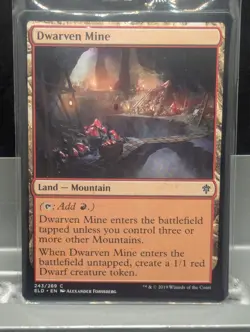 Dwarven Mine X4 NM Throne of Eldraine MTG Magic the gathering - Image 1