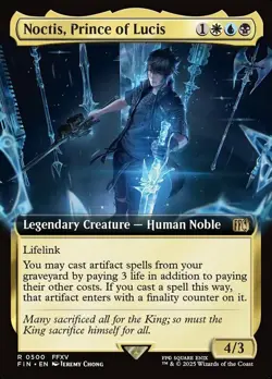 Mint/Near-Mint, English - 1 x MTG Noctis, Prince of Lucis - Extended Art Final F - Image 1