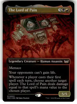 The Lord of Pain (Borderless) Commander: Duskmourn: House of Horror Foil MTG NM - Image 1