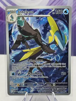 Inteleon - Holo Illustration Rare ME01: Mega Evolution 142/132 NM Pokemon NM - Image 1