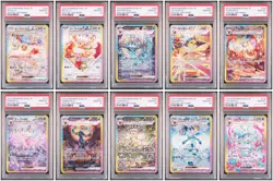 PSA 10 Pokemon Terastal Festival Eevee Evolution SAR Complete Set Of 10 Japanese - Image 1